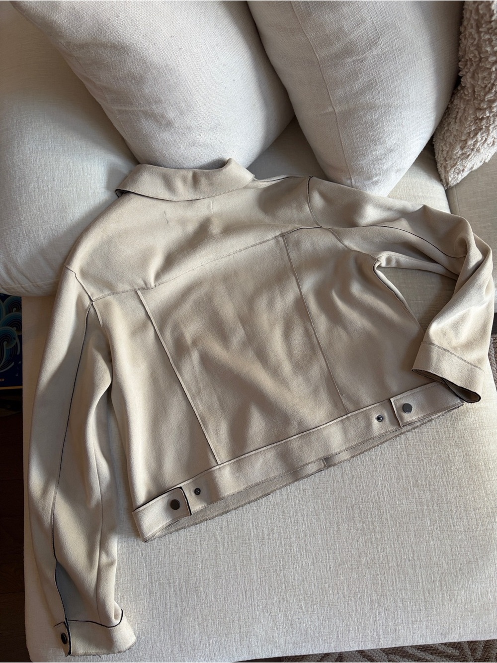 Zara faux suede jacket - Picture 4 of 6